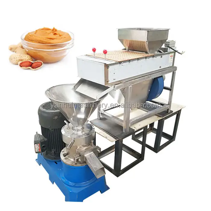 Máquina de molienda de mantequilla de nuez de cacao de marca famosa china/molino coloidal de molienda de Alimentos/molino coloidal de grano