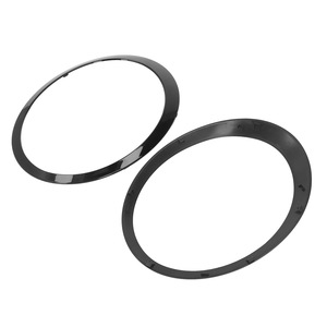 Mini F55 F57 Headlight Trim Rings 7149905 7149906 Black <b>ABS</b> Cover For Car Lighting Decoration - Product Image 3