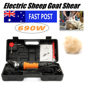 Electric Wool <b>Shears</b> 690W Adjustable Speed Corded Industrial Grade For <b>Sheep</b> Goats Alpacas Pets Stainless Steel Blades - Product Image 5