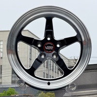 Nouvelles jantes forgées de course S71 18/19/20 pouces 5x114.3/5x120 Noir brillant avec lèvre polie pour GT Chevy Corvette Garantie 5 ans