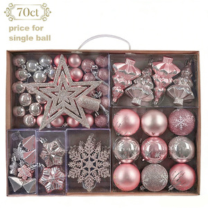 EAGLEGIFTS Set <span class=keywords><strong>de</strong></span> Regalo Grande <span class=keywords><strong>de</strong></span> <span class=keywords><strong>Bolas</strong></span> <span class=keywords><strong>de</strong></span> <span class=keywords><strong>Navidad</strong></span> Adornos Decorativos <span class=keywords><strong>de</strong></span> <span class=keywords><strong>Navidad</strong></span> en Color Oro Rosa - Product Image 1