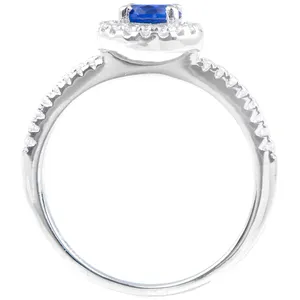 Anelli personalizzati in argento Sterling Moissanite gioielli da sposa con diamanti anello in argento Sterling 925