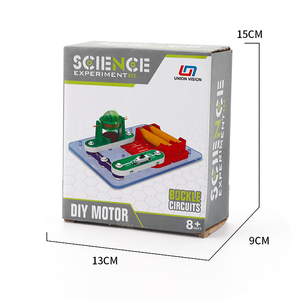 Bloques de construcción educativos para niños, juguete educativo inteligente con Motor, circuitos de Ciencia - Product Image 5
