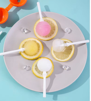 Moule à sucettes glacées en silicone de qualité alimentaire, facile à démouler, réutilisable, pour la congélation et la fabrication maison de glaces
