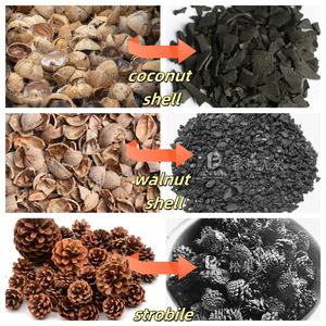 สายการผลิตถ่านเปลือกไม้ระบบอัตโนมัติเต็มรูปแบบที่มีมอเตอร์เตาเผาคาร์บอนแนวนอนอุณหภูมิสูงเป็นส่วนประกอบหลัก - Product Image 6