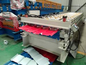 Hình thang ibr tr4 TR5 tấm lợp sắt thép tấm lợp kim loại tấm ngói làm máy lợp cuộn tạo thành máy - Product Image 5