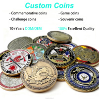 Fabricant de pièces de monnaie personnalisées avec logo, pièces de monnaie de collection en alliage de zinc 3D plaqué or et argent, émail métallique, pièces de monnaie personnalisées