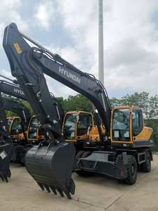 Nueva Excavadora de Ruedas Hyundai 210W-9T 2025 con Motor Cummins, Sistema Hidráulico Kawasaki, 21 Toneladas, EURO 2, 1 Año de Garantía, Rodamientos de Engranajes en Stock - Product Image 4