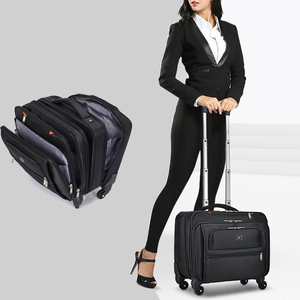 Maleta de Viaje con Ruedas Universales de 18 Pulgadas, Estilo Oxford, Multiusos, con Cierre, para Negocios - Product Image 3