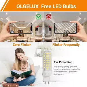 Beliebte Mini G9 LED-Lampe AC120V G9 LED-Lampen Hohe Leuchtdichte Energie sparende strobo freie LED-Lichtquelle