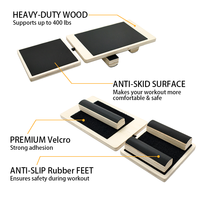 Planche inclinée réglable en bois, professionnelle, avec poignée durable, pour la remise en forme