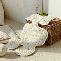 Coussin de siège respirant en coton doux pour poussette bébé OEM ODM, matelas de siège auto pour nouveau-né, tapis de poussette pour enfant