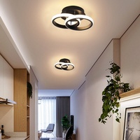 Nouveau style de luminaire LED moderne et simple de style nordique, créatif et personnalisé, pour balcon, vestiaire, salon, entrée, plafonnier, applique murale