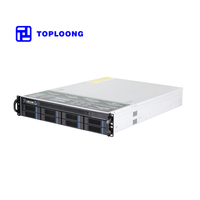 Boîtier de serveur 2U 19 pouces S256-08 à échange à chaud avec panneau arrière SATA 6 Go/s, 8 baies de stockage HDD, châssis de stockage, boîtier PC, compatible avec les cartes mères ATX