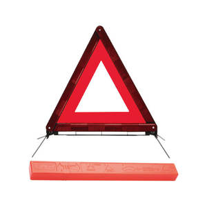 Señal de advertencia de carretera, triangular reflectante, rojo, ECE R27, gran oferta - Product Image 3