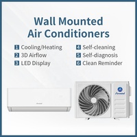 Aire Acondicionado Inverter Puremind R32 Mini Split, Unidad de Aire Acondicionado sin Ductos de 9000, 12000, 18000, 24000 Btu, Ahorro de Energía, para Hogar y Hotel