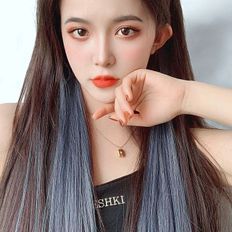 Gader Rick Color ponte parrucchino 6P Set Gel blu cenere per Cosplay verde colore polvere - Product Image 1