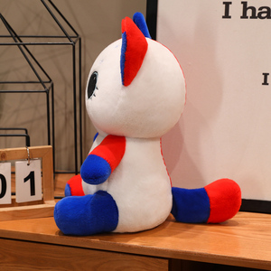 Peluche Gatto Americano con Occhi Grandi, Cuscino per Bambini, Regalo di Compleanno, Gatto con Bandiera Americana - Product Image 4