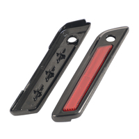 Couvertures de loquet de charnière de sacoche de selle en aluminium et plastique ABS 1 an de garantie pour Touring Road Street Glide 2014-2023