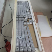 Accessoire pour élément chauffant STA MoSi2 : Pince de connexion et sangle tressée en aluminium pour chauffage