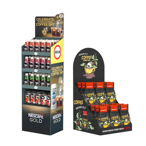 Giá để trưng bày cà phê bằng bìa cứng <span class=keywords><strong>3</strong></span> tầng, dạng đứng, dùng cho túi cà phê bán lẻ - Product Image 5