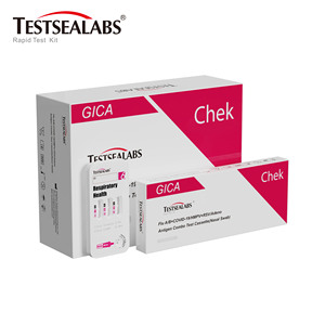 Testsealabs TGA Cassette per Test Rapido Combinato dell'Antigene <span class=keywords><strong>di</strong></span> Flu A, B, C-19, HMPV, RSV e Adenovirus - Product Image 1