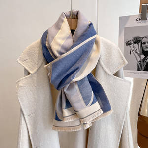 Zifeng OEM Otoño e Invierno Cálido Grueso A Cuadros Capa Con Capucha Chal Casual Estilo Étnico Bufanda Chal Abrigo - Product Image 3