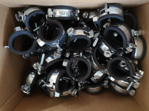 Factory Direct Sale OEM ODM One Side Screw Zinc Plated 2.0mm Band Thickness Heavy Duty Pipe <b>Clamps</b> With Nut - Product Image 6