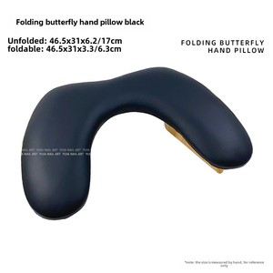 New Product Russian Style Professional Nail Salon U-shaped Nail Salon Leather Armrest Foldable Hand Pillow Cushion Nail Supplies - Product Image 4