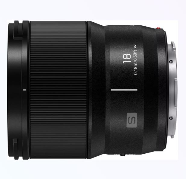 Pa nasonic LUMIX S Series Camera Lens, 18mm F1.8 L-Mount Interchangeable Lens for Mirrorless Full Frame Digital