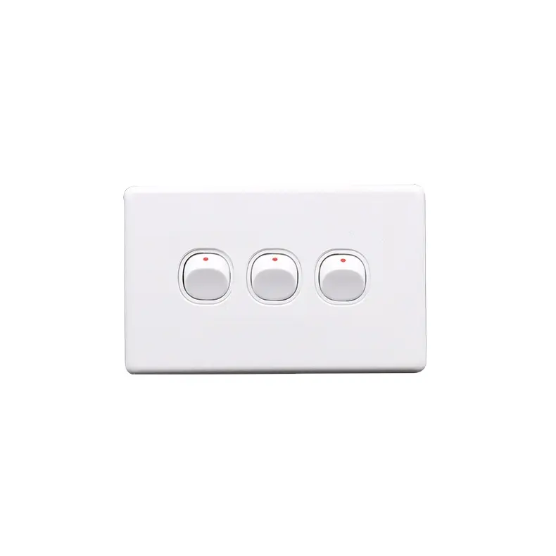 China supply 3 G 2 Way switch Australian wall light switch light switch wall socket