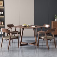 Table à manger en bois massif, mobilier de restaurant, table de bar, table de réception commerciale, table basse, ensemble combiné - Durable et moderne