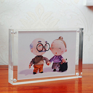 Nhà Máy Tùy Chỉnh Chất Lượng Cao 3D In Ấn Rõ Ràng Acrylic Ảnh Khối Acrylic Nam Châm Khung Ảnh Acrylic Khối Hình Ảnh Khung - Product Image 4