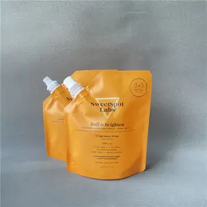 Confezione da 100/250/500 ml sacchetti in Gel per cosmetici con astuccio piccolo beccuccio ricaricabile sacchetto per beccuccio