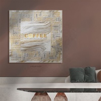 Personnalisé Café Abstrait 100% Peint À La Main Décor À La Maison Mur Art Décor Photos À La Main Toile Oeuvre À La Main Peinture À L'huile