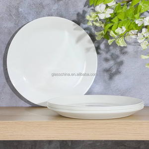 <span class=keywords><strong>Platos</strong></span> de Cristal Ecológicos al por Mayor, Forma Redonda, 6''/7''/8''/9''/10''/12'', Color Personalizado, <span class=keywords><strong>Platos</strong></span> Planos - Product Image 1