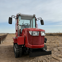 Tracteur à chenilles 2 roues motrices 70 CV avec moteur puissant, système de marche fiable et traction supérieure pour rizières et terrains boueux