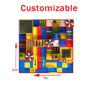 Bán nóng trong nhà trẻ em thiết bị chơi mềm thiết lập sân chơi trẻ em thương mại với trẻ em Trampoline - Product Image 4