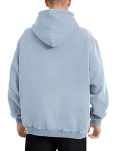 High Quality Heavyweight Pullover Hoodie French Terry <b>Hoodies</b> Drop Shoulder No <b>Strings</b> Heavy Oversized Men <b>Hoodies</b> - Product Image 4