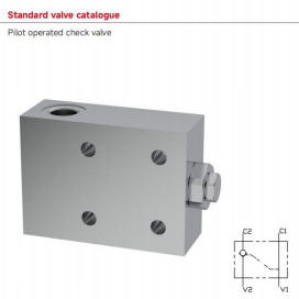 В наличии, VRSL-FL однопилотный фланговый обратный клапан, Гидравлический замок, обслуживание OEM - Product Image 5