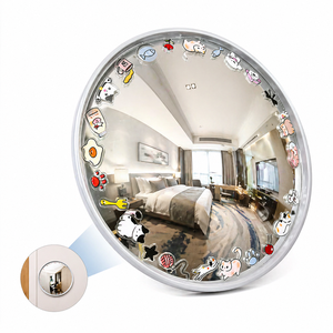 Kawaii Cartoon Dog Acrylic <b>Handheld</b> <b>Mirror</b> Cute Portable Round Shatterproof Makeup <b>Mirror</b> for Girls Gift and Photo Props - Product Image 1