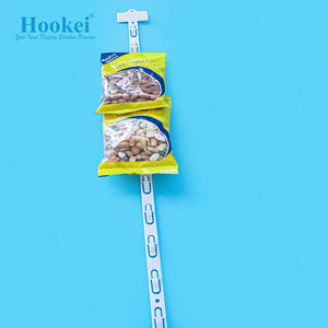 Tiras colgantes de clips de mercancía para exhibir supermercados de bajo precio de alta calidad con ganchos - Product Image 5