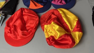 Horshi Equestrian Jockey Costume <span class=keywords><strong>Cheval</strong></span> Racer Costume Horse Rider Jockey Soie Comme Jockey Chemise Pantalon Chapeau Casquette - Product Image 5