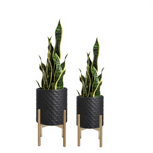 Soporte de Metal para Macetas, de Hierro, Calidad Premium, Construcción Ligera y Duradera, Acabado Moderno y Pulido, para Interiores, Exteriores y Hoteles - Product Image 1