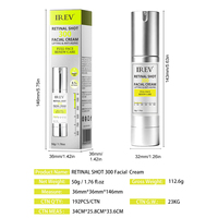 Lotion 0,1% Rétinal Hydratant Visage Effet Lifting Raffermissant Anti-Âge Soin Renouvelant Crème Visage au Rétinol 50g IREV Retinal Shot 300 Crème Visage