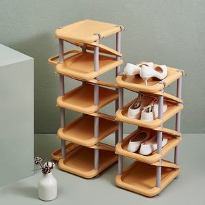 Organisateur de chaussures en plastique MONR Injection-Technics, pliable et flexible, avec support de rangement multifonction et porte-parapluies multi-niveaux - Product Image 5