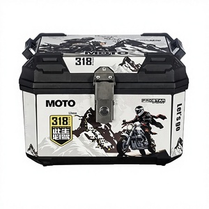 Baúl <span class=keywords><strong>para</strong></span> Motocicleta de 45L, Impermeable, de ABS, <span class=keywords><strong>con</strong></span> Cerradura, Compatible <span class=keywords><strong>con</strong></span> Honda CG160/Titan, Apto <span class=keywords><strong>para</strong></span> Repartidores - Product Image 1