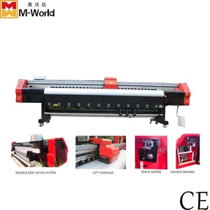 Dijital mürekkep püskürtmeli reklam yazıcı m-dünya 3.2 metre UV yazıcı dört xp600/dx5/dx7/I3200 kafa makine için baskı rengi - Product Image 3