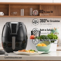 Friteuse à air sans huile, four à air chaud, cuisinière à faible teneur en matières grasses, 220V 110V 240V 3.5L 4.5L, friteuse à air électronique