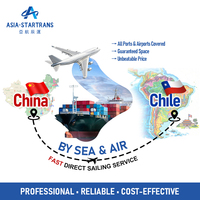Transitaire maritime et aérien Chine-Chili, service logistique de conteneurs complets (FCL)